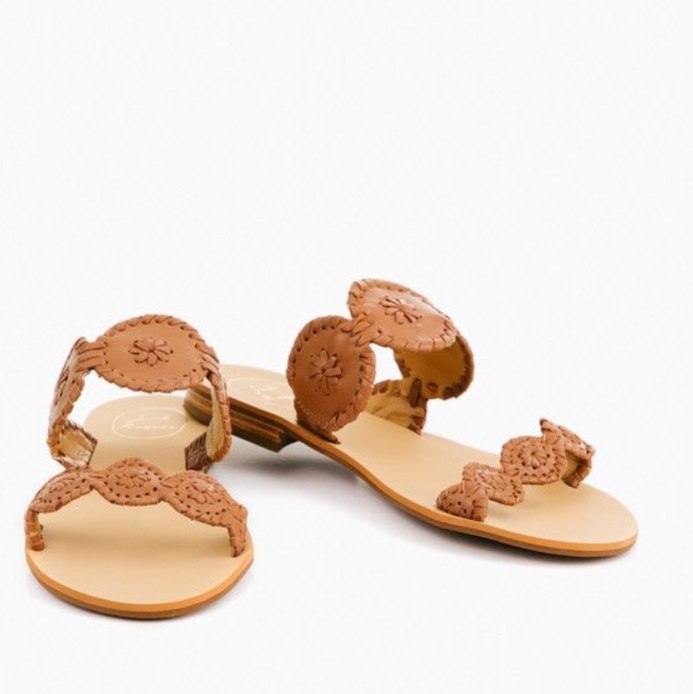 Jack Rogers Lauren cognac sandals